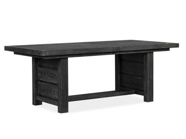 Plum Creek - Black Trestle Dining Table