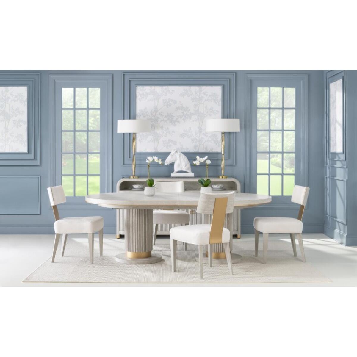 Oyster Credenza Dining Storage Cream 8