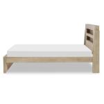 Complete Panel Bed 46 Weathered Oak Finish Youth Beds Brown 19