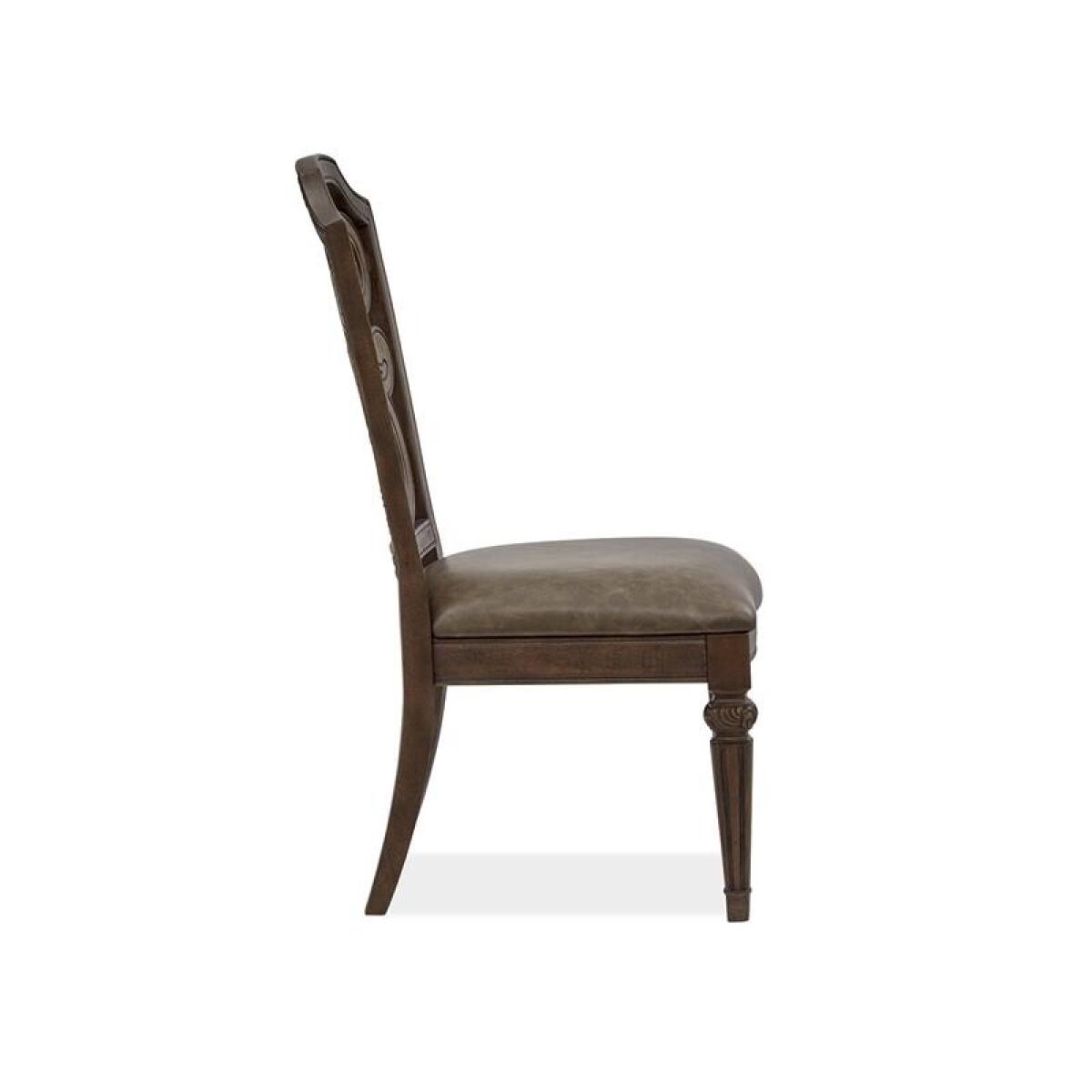 Durango Dining Side Chair w/Upholstered Seat (2/ctn) Chairs & Benches Brown 5