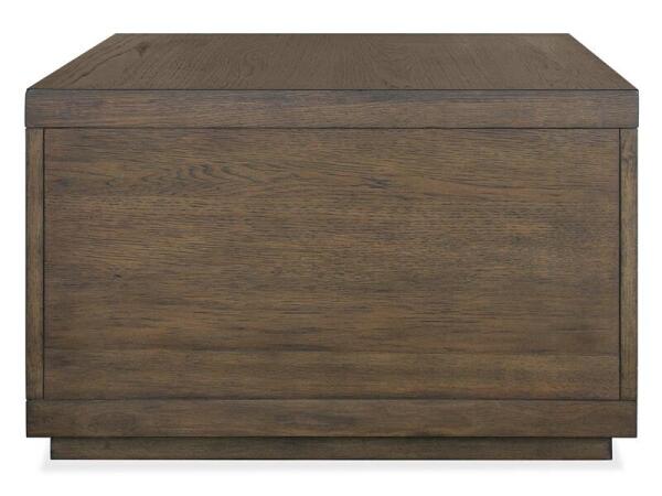 Merrick Rectangular Cocktail Table w/Casters Cocktail & Coffee Tables Brown 20