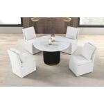 Varde Round Dining Marble Table - Image 4