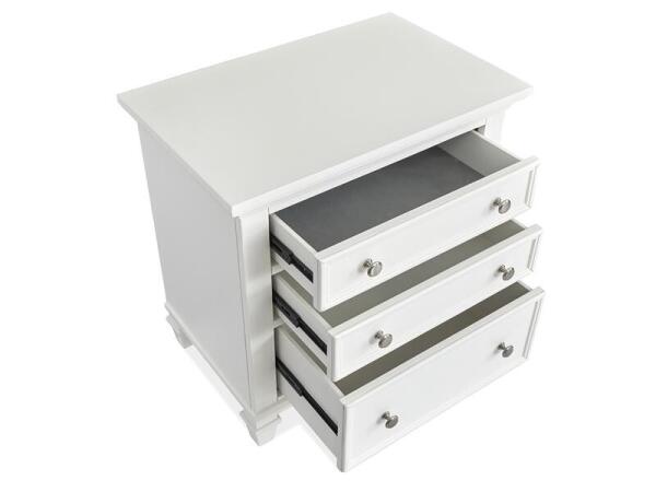Charleston Drawer Nightstand – White Nightstands Magnussen Home 15