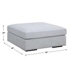 Refuge Sofa, Ottoman, Cloud Blue - Image 6