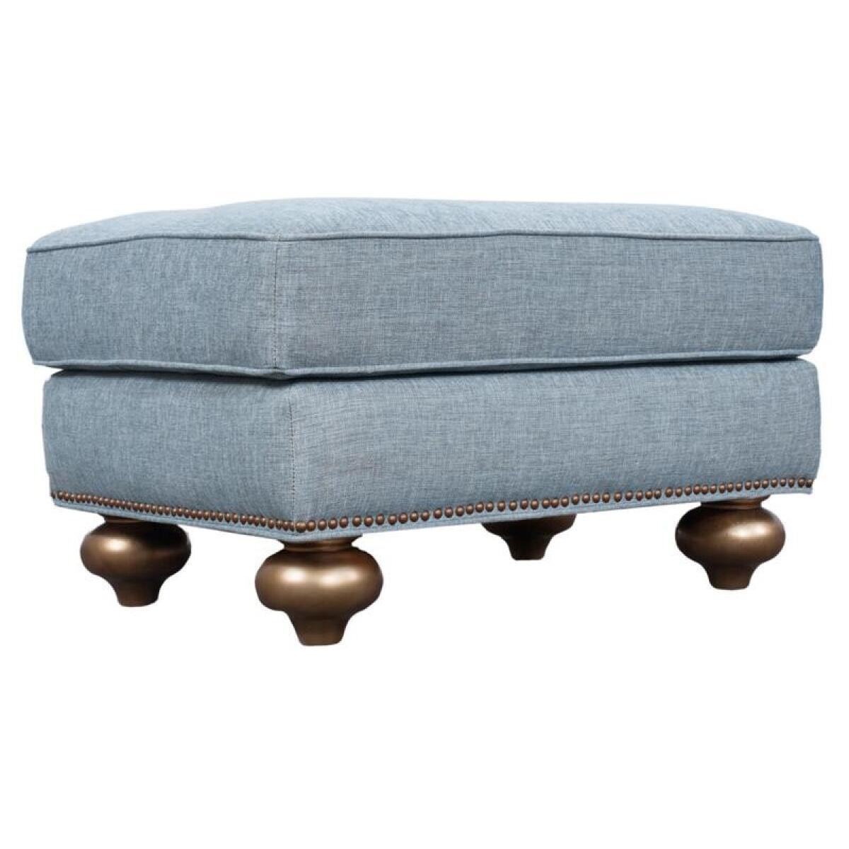 Janie U3446-63-031 Aqua Ottoman - Image 3