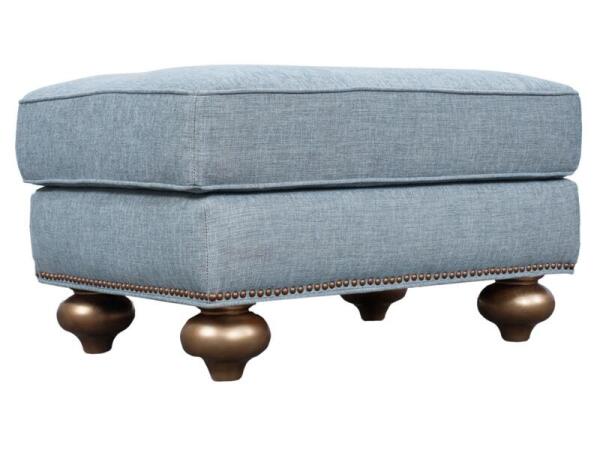 Janie U3446-63-031 Aqua Ottoman - Image 3