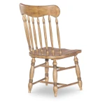 Turned Spindle Side Chair Chairs & Benches Barnwood Oak 14
