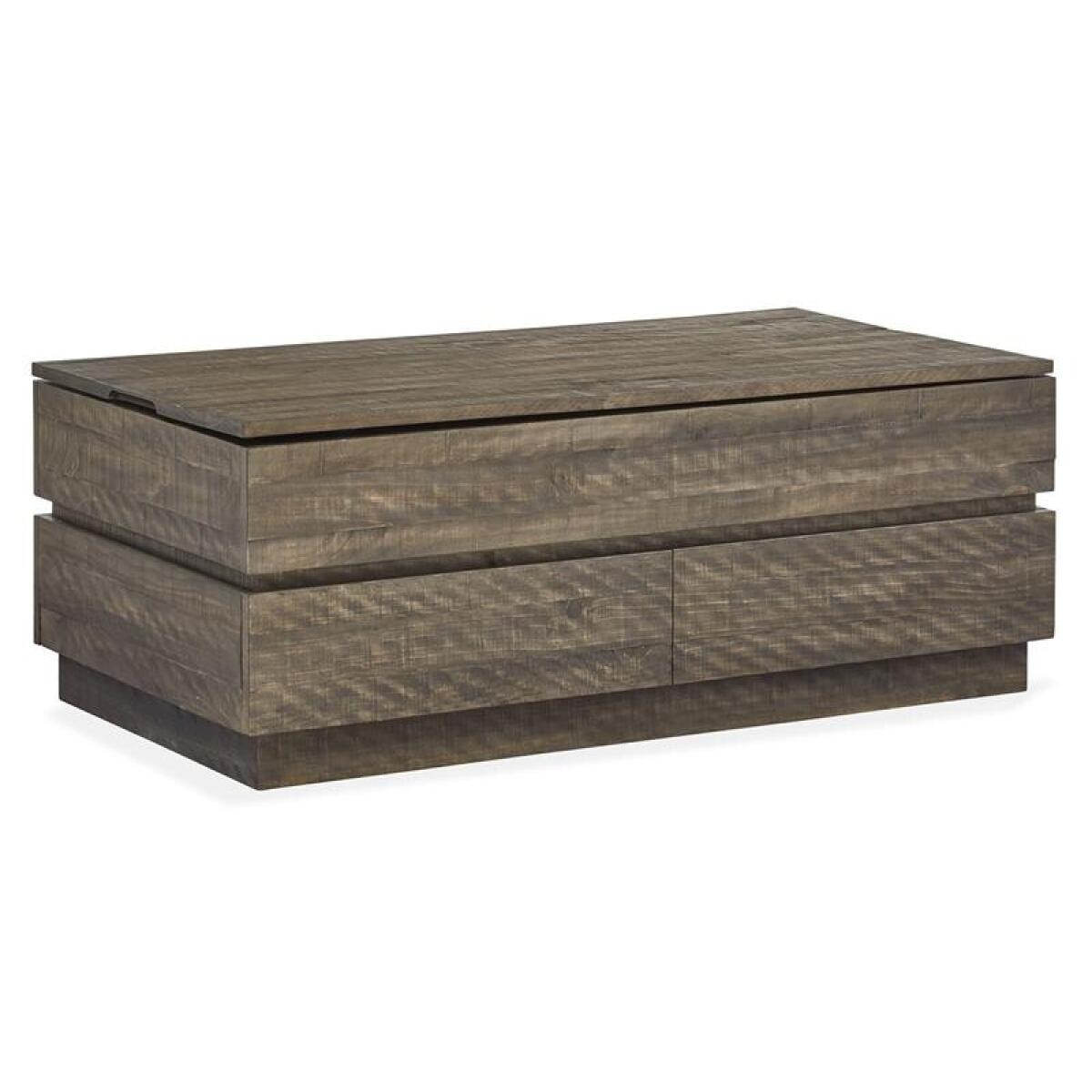 Baisden Lift Top Storage Cocktail Table w/Casters - Image 2