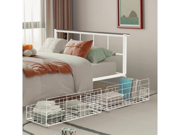 Nicoli Queen Metal Bed With Underbed Storage Youth Beds Furniture of America