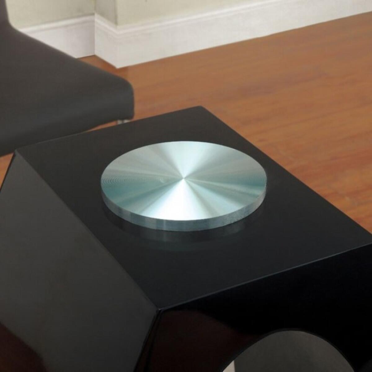 Lodia Round Counter Ht. Table Dining Tables Black 6