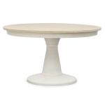 Echo Isles Wood 54″ Round Dining Table Base SU Dining Table Bases Cream 2