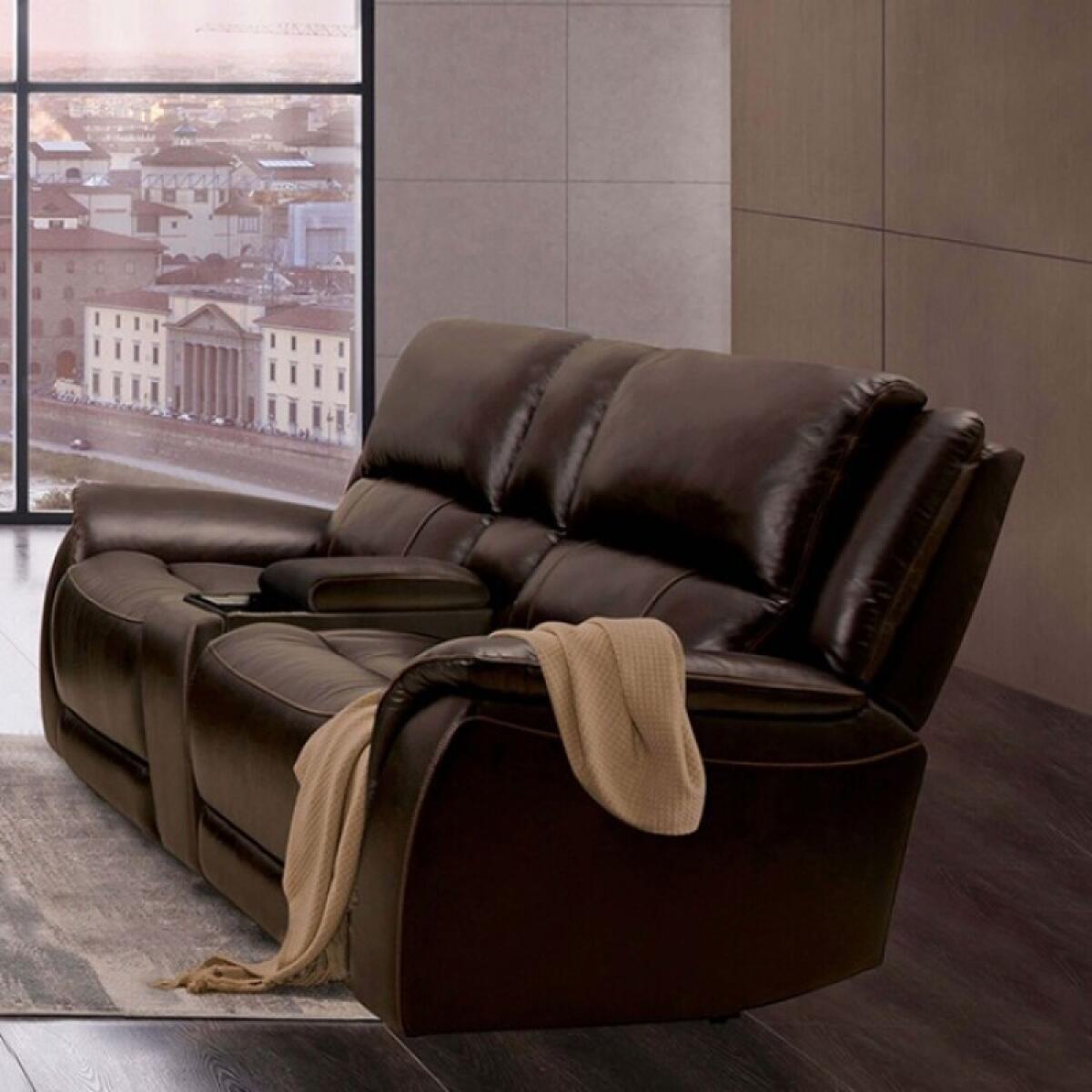 Gorgius Power Loveseat Loveseats Brown 4