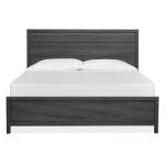 Merrifield - Black Wood Queen Panel Bed Footboard SU