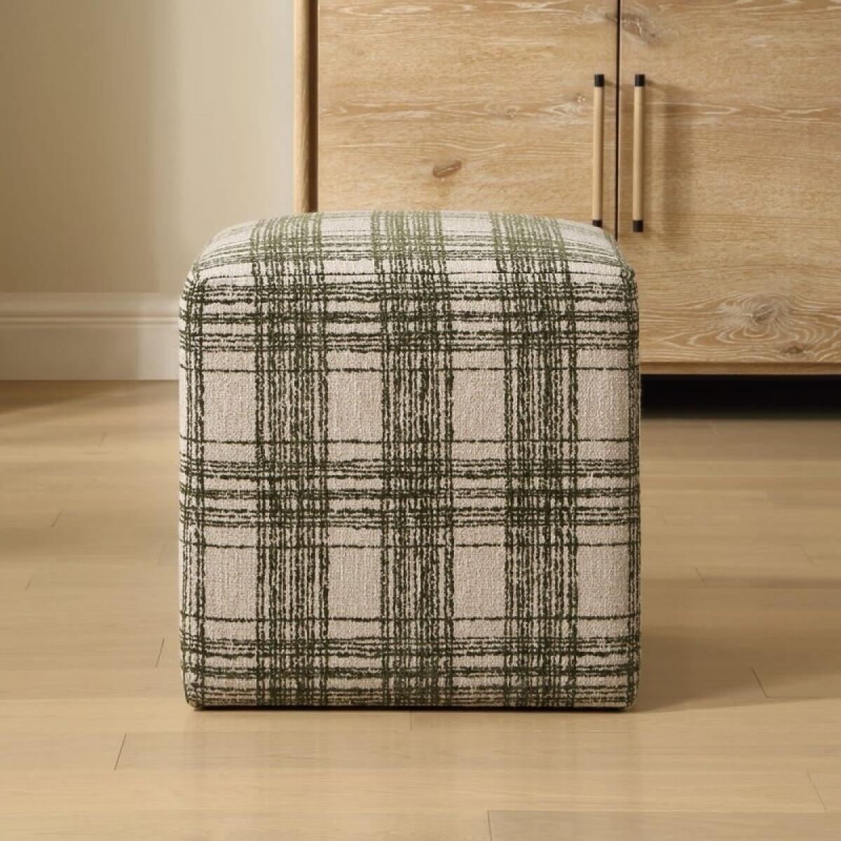 Joie Ottoman, Ireland Plaid - Image 5