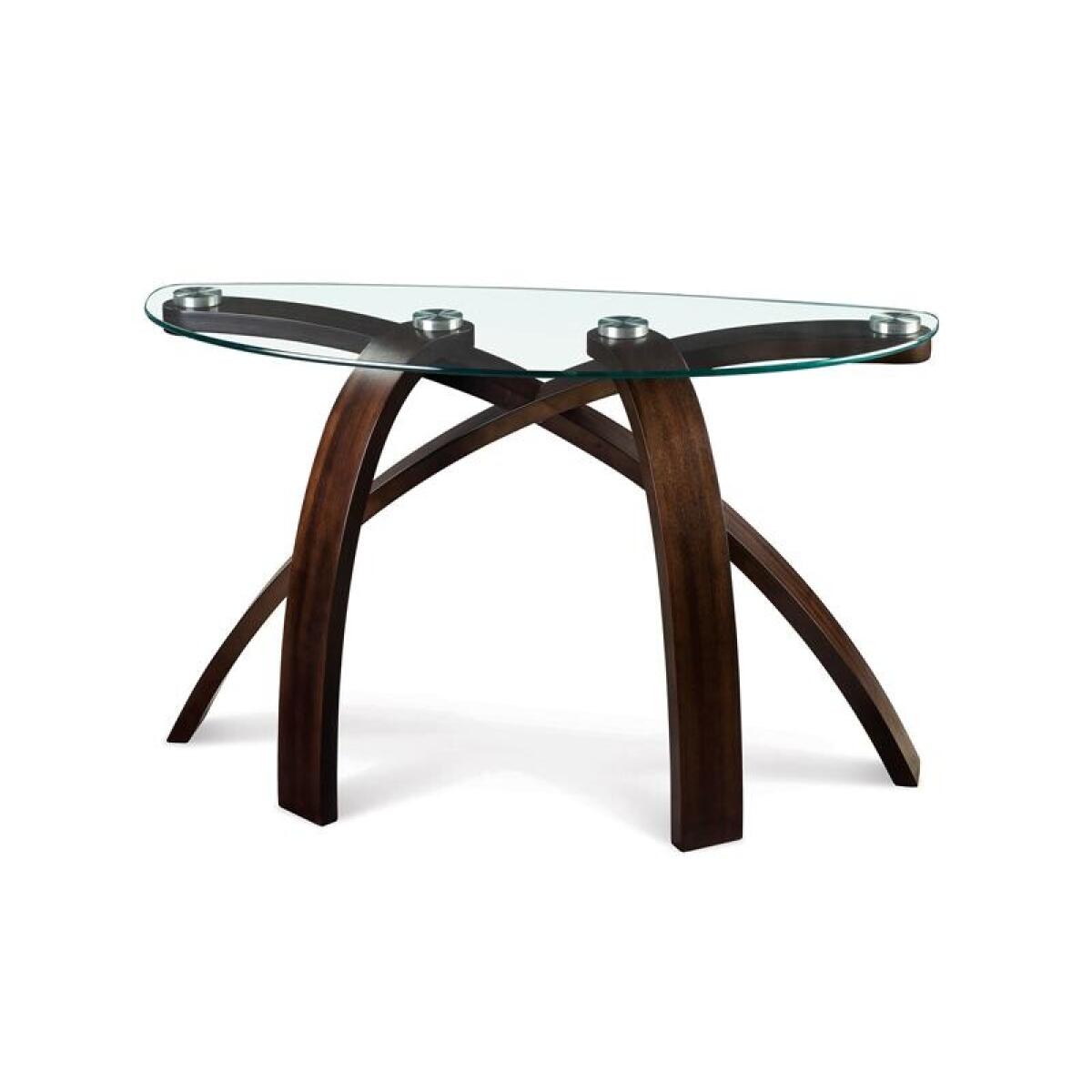 Allure T1396-75B Wood Sofa Table Base KD - Image 2