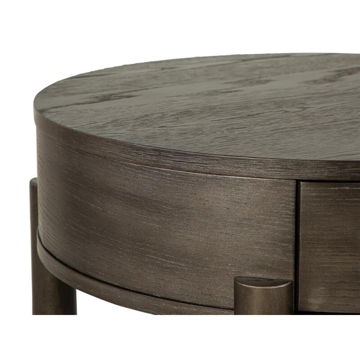 Hadleigh Black Round End Table - Image 7