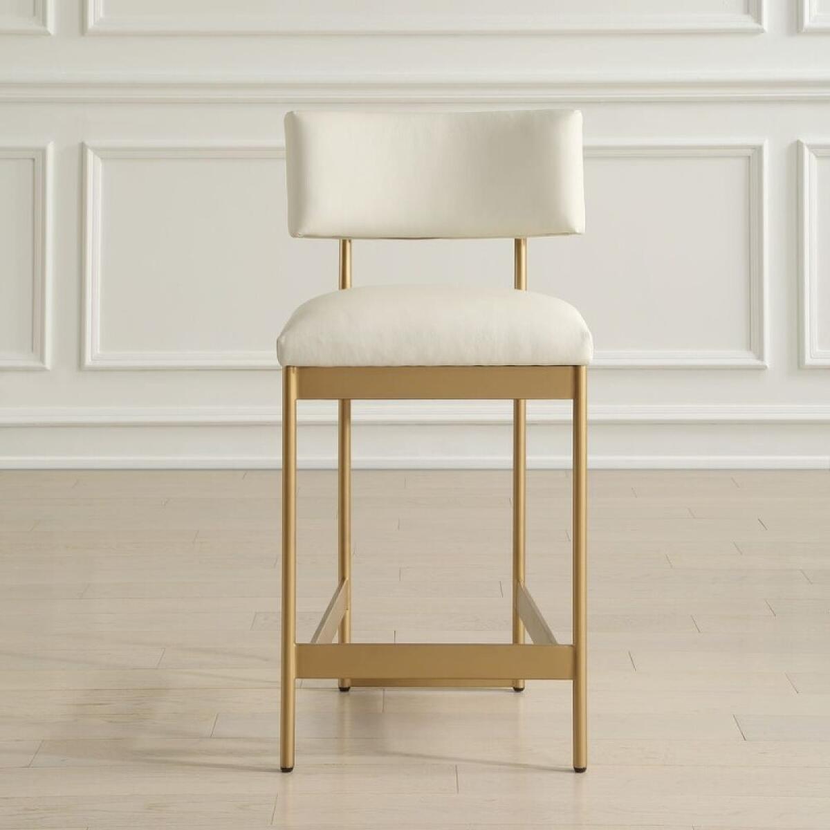 Apsley Counter Stool, Gold - Image 4