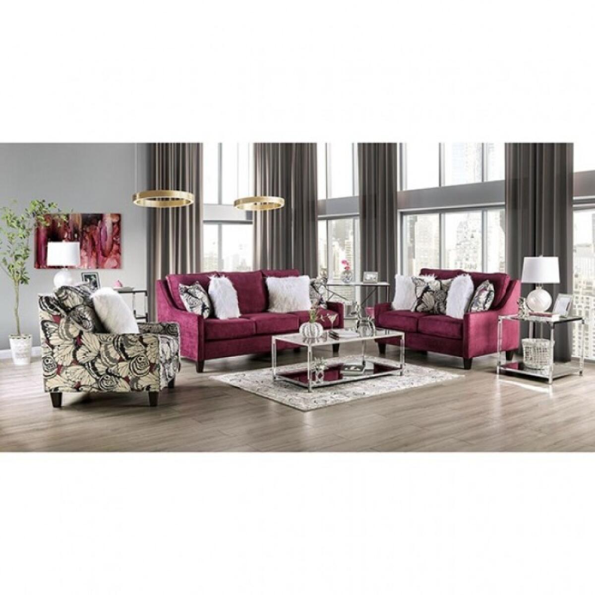 Jillian Love Seat Loveseats Furniture of America 5