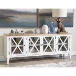 Media Console Entertainment Stands Amber And Cotton 12