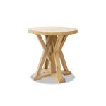 Round End Table End tables Brown 11