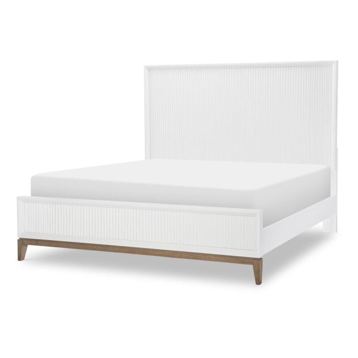 Complete Sculpted Panel Bed Cal King 6/0 - Image 2