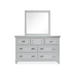 Charleston Landscape Mirror - Grey