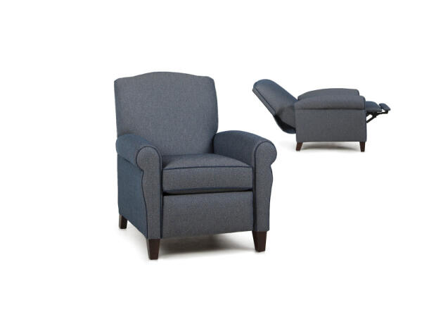 Pressback Reclining Chair 713-33 Recliners Blue