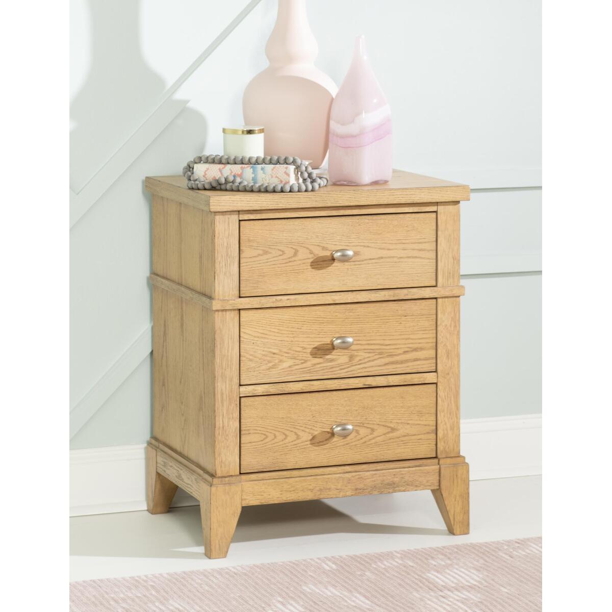 Nightstand Natural Hickory - Image 3