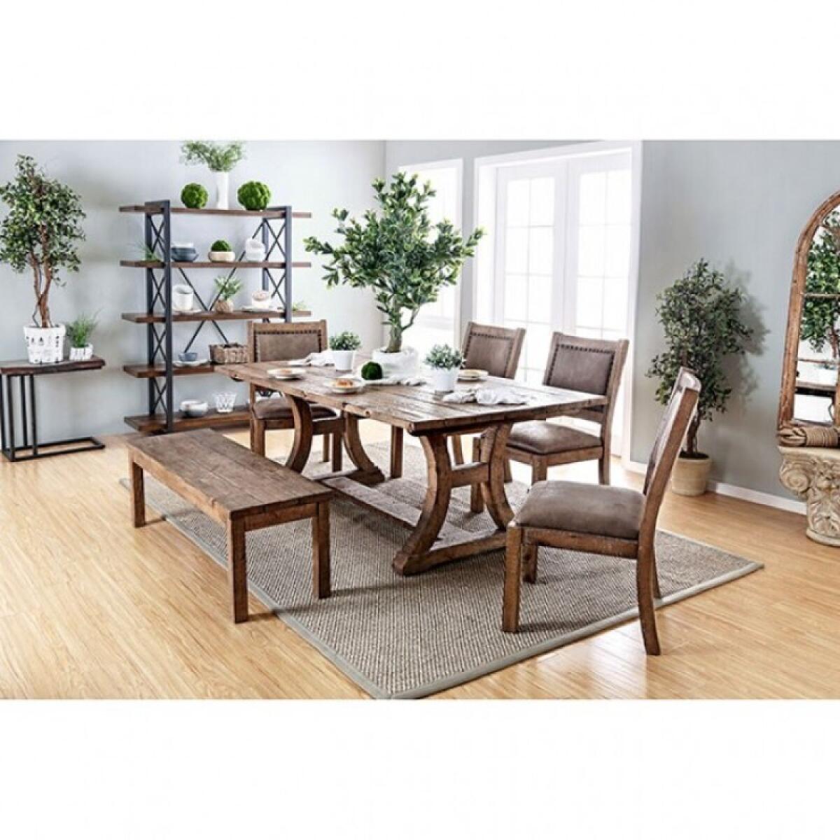 Gianna Wooden Bench - Image 4