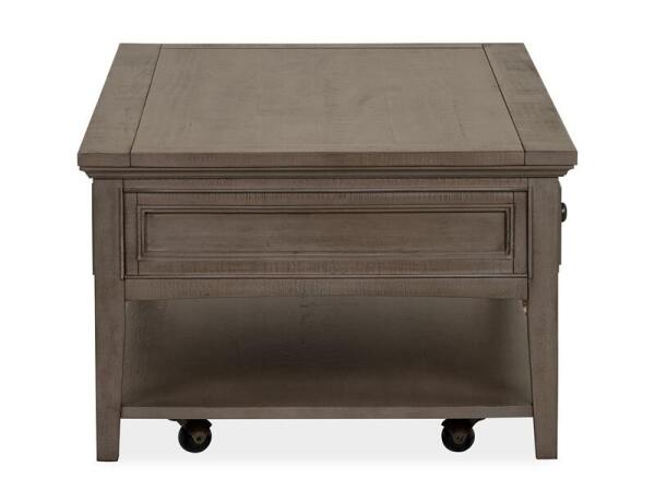 Paxton Place Rectangular Cocktail Table w/Casters - Image 6