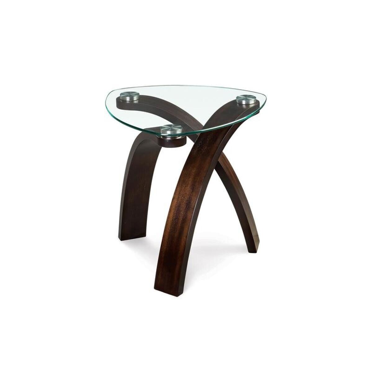 Allure Glass Shaped End Table Top SU - Image 2