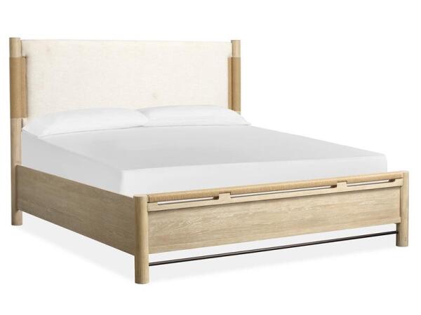 Sunset B5783-75 Complete Cal.King Panel Bed w/Upholstered Headboard - Image 3