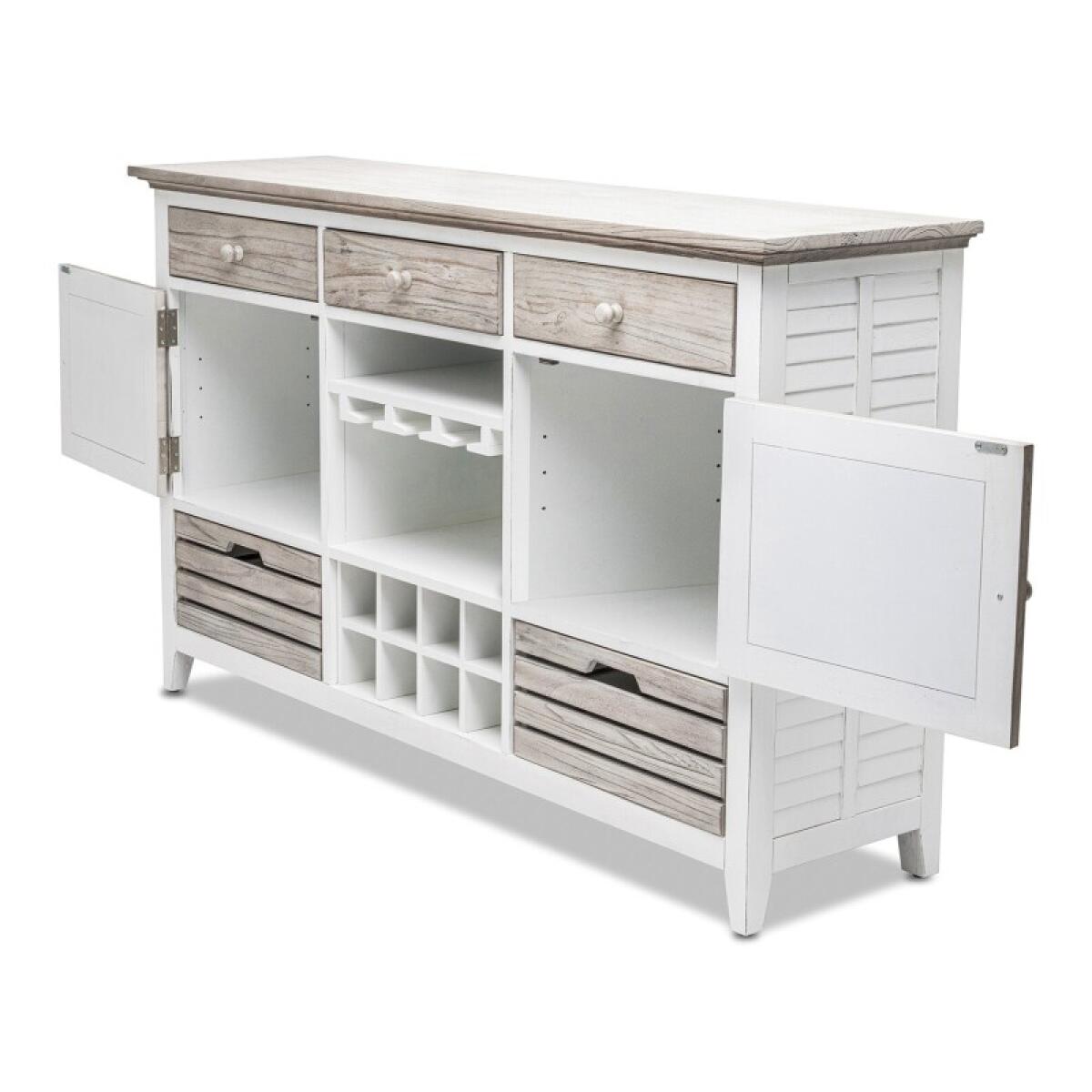 Islamorada Sideboard With Wine Rack Dining Storage Dining Storage 6