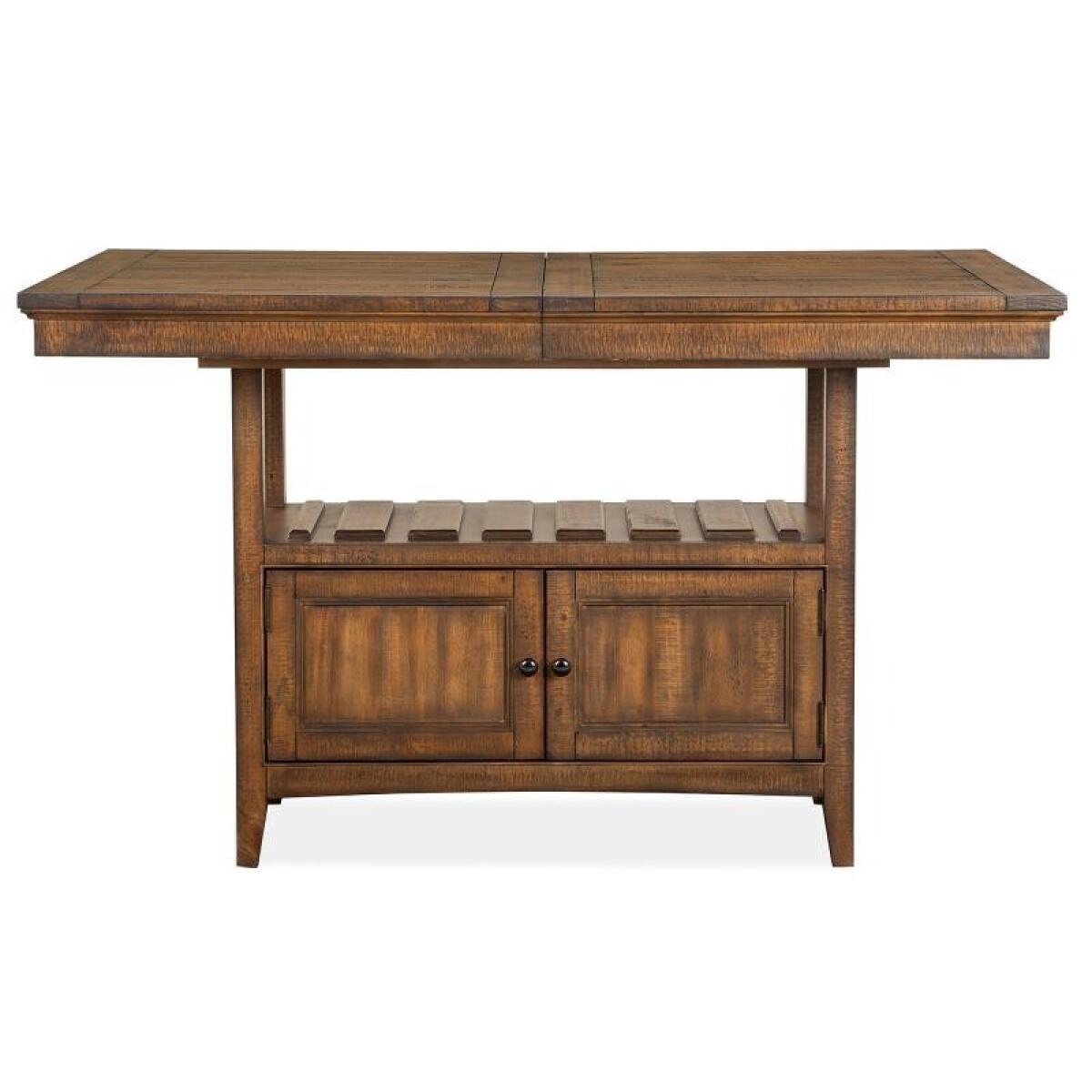 Bay Creek Wood Counter Dining Table Base SU - Image 2