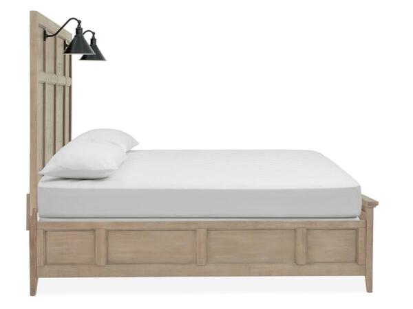 Paxton Place Complete King Lamp Panel Bed with Regular Rails Beds Beds 12