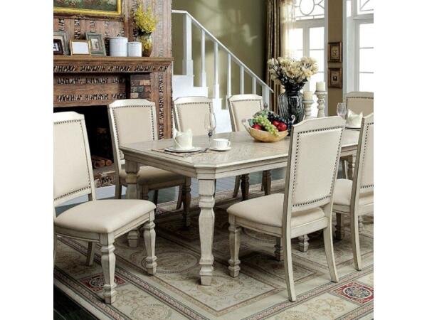 Holcroft Dining Table Dining Tables Antique White/Ivory