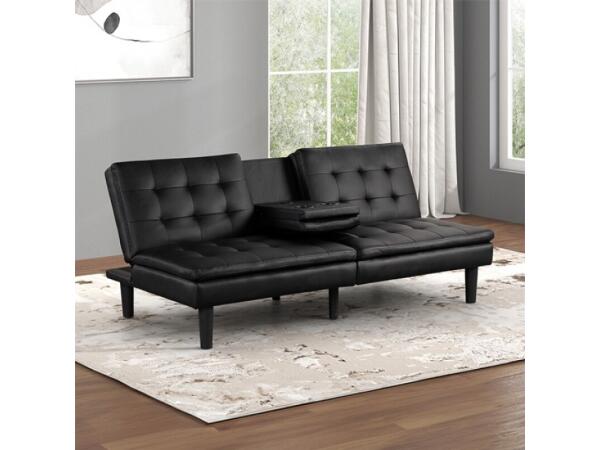 Eidsberg Futon Sofa Bed Sleeper Sofas Black