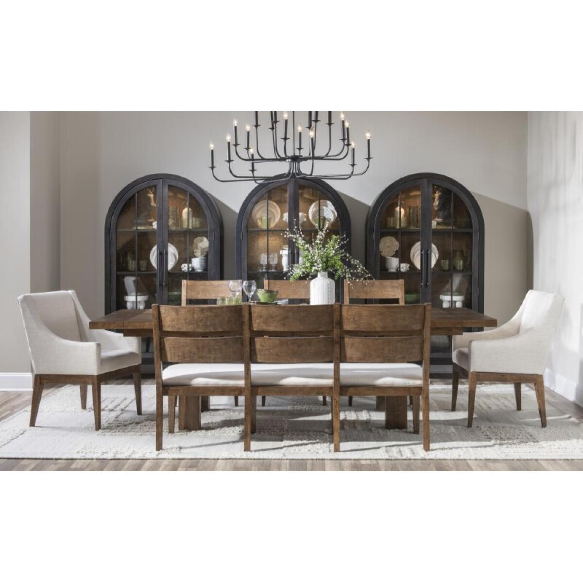 Complete Trestle Dining Table Dining Sets Brown 9