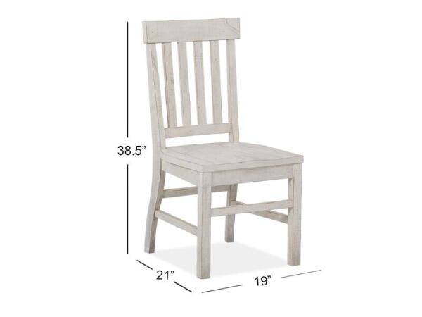 Bronwyn Dining Side Chair (2/ctn) Chairs & Benches Alabaster, Toasted Nutmeg, Antique Brass w/Pewter Overlay, Baja Natural Fabric 22