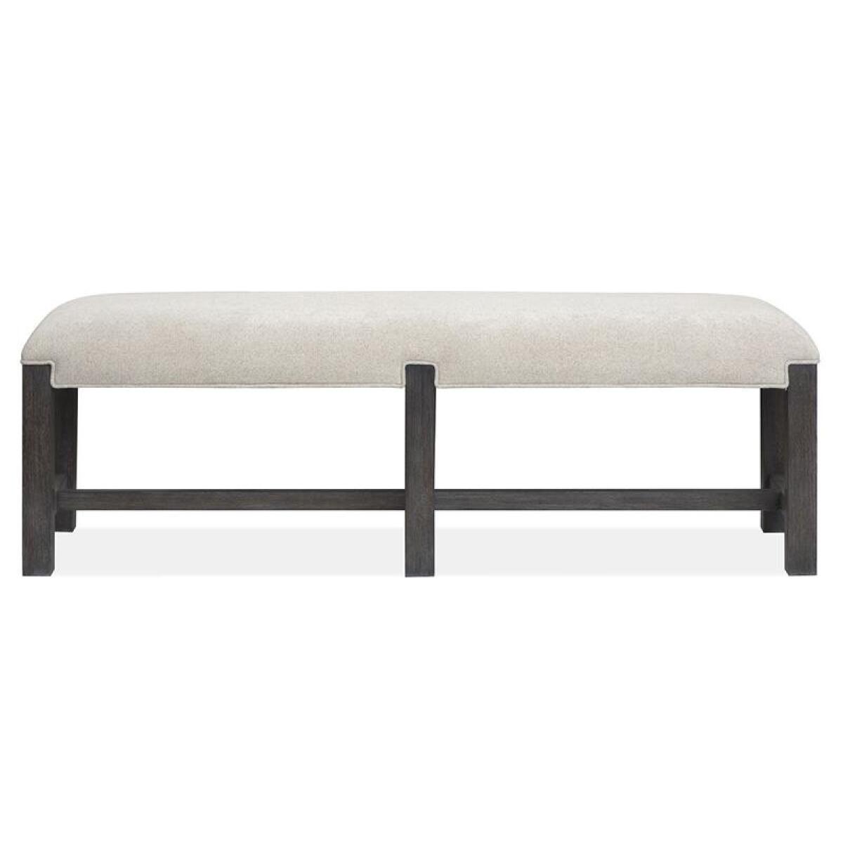Plum Creek - Black Bench w/Upholstered Seat - Image 4