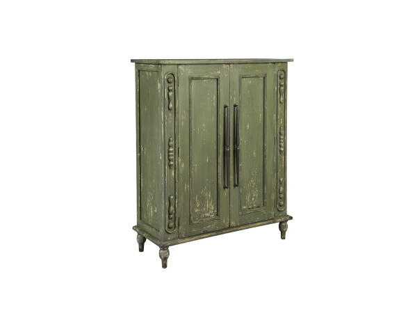 Green Bijou Hall Cabinet Accent Furniture Accent Furniture