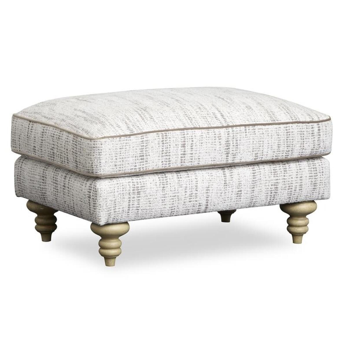 Christi Oyster Accent Ottoman Ottomans & Poufs Cream 9
