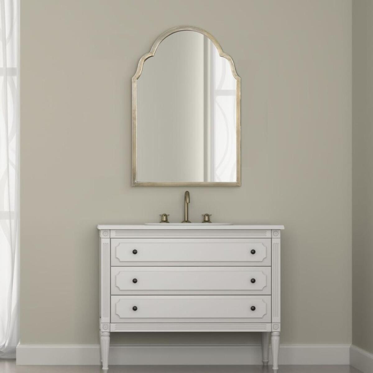 Brayden Petite Arch Mirror, Champagne - Image 4