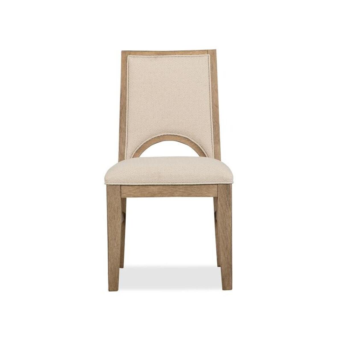 Tristan - LT. Brown Dining Side Chair w/Upholstered Seat & Back (2/ctn) - Image 5