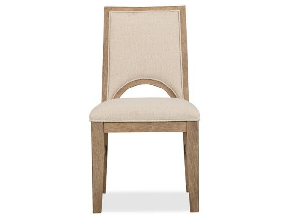 Tristan - LT. Brown Dining Side Chair w/Upholstered Seat & Back (2/ctn) - Image 5