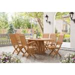Nusa Folding Arm Chair Outdoor Chairs Brown 10