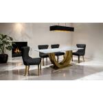 Portanova Gold Chair (2/CTN) - Image 3