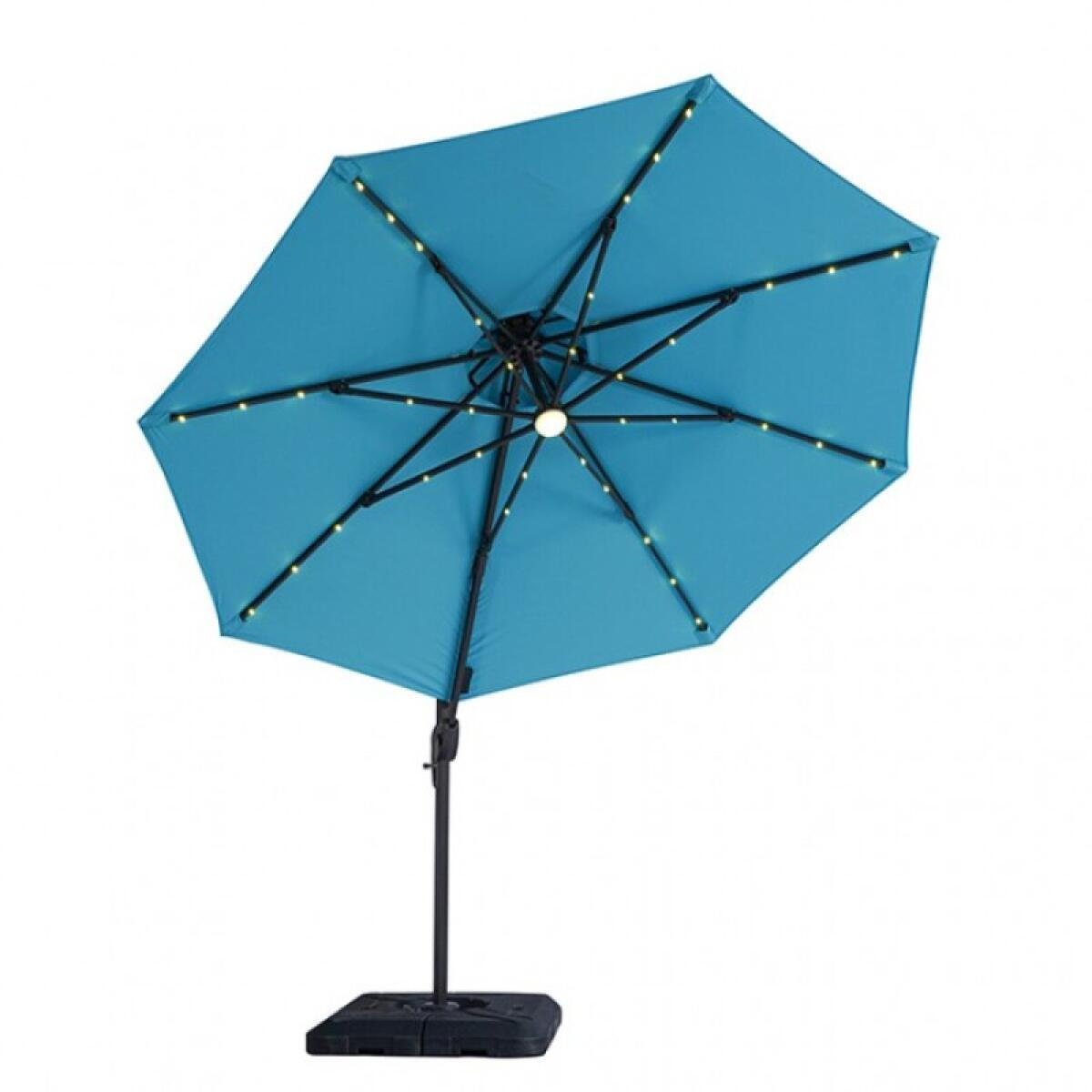 Nuti 10 Ft Round Umbrella w/ LED Light + 37" Large Base - Image 3