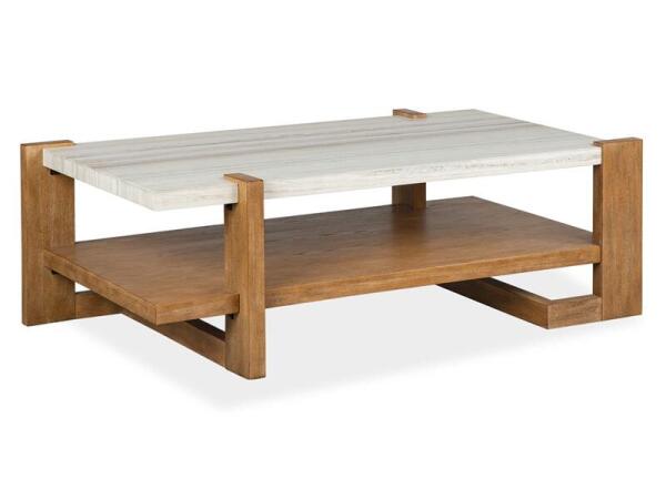 Carrington Rectangular Cocktail Table Cocktail & Coffee Tables Brown