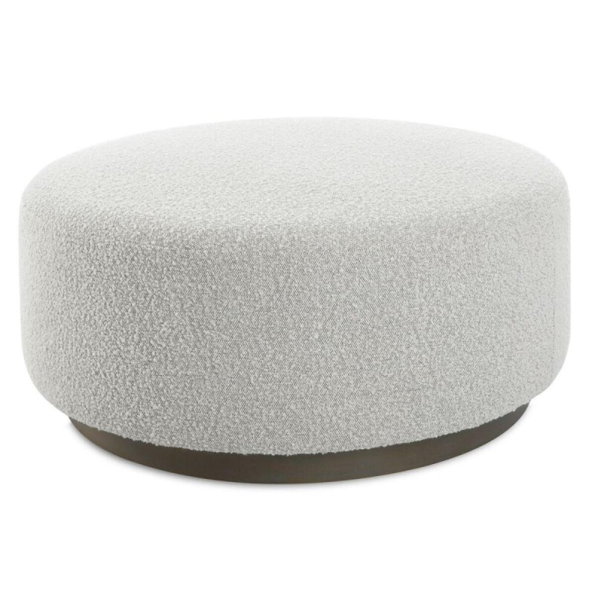 Avila Ottoman, Large, Gray - Image 2